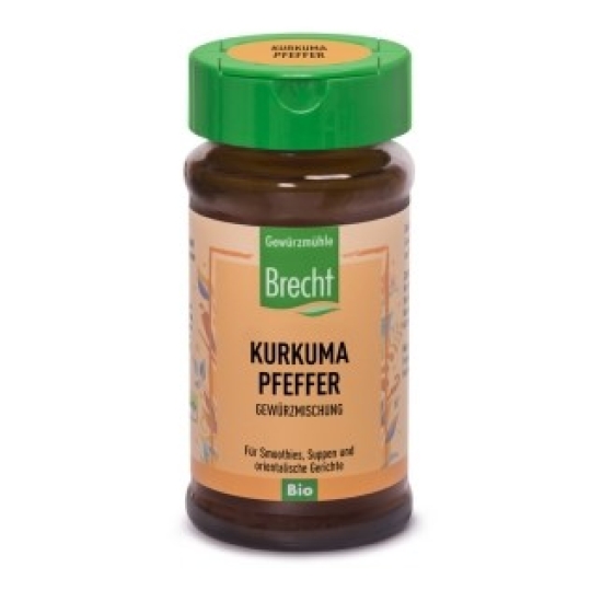 Brecht Kurkuma Pfeffe Gemahlen Bio Glas 37g buy online