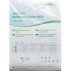 Sanabelle Beinbeuteltasche U920 Grösse M Blau