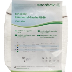 Sanabelle Beinbeuteltasche U920 Grösse L Braun