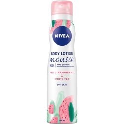 Nivea Body Mousse Wild Raspberry&white Tea 200ml