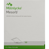 Mesorb Absorbierender Saugverband 13x15cm 50 Stück