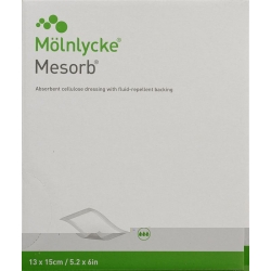 Mesorb Absorbierender Saugverband 13x15cm 50 Stück