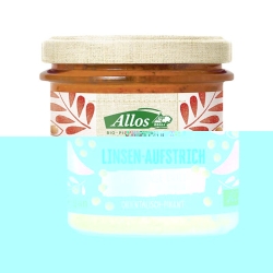 Allos Linsen Aufstrich Rote Linsen Chili Bio 140g