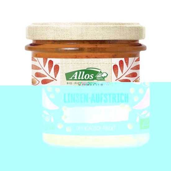 Allos Linsen Aufstrich Rote Linsen Chili Bio 140g buy online