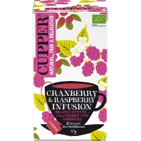 Cupper Cranberry & Himbeer Früchtetee Bio 20 Stück