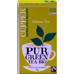 Cupper Grüner Tee Fairtrade Bio Beutel 20 Stück