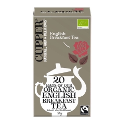 Cupper English Breakfast Tee Fairtrade Bio 20 Stück