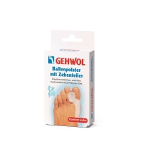 Gehwol ball pad with toe divider