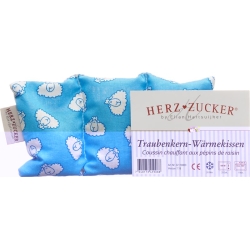 Herzzucker grape seed pillow 18x14cm baby sheep