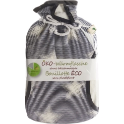 Frog hot water bottle PVC 2L muff stars
