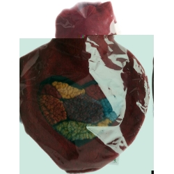 Frog hot water bottle PVC 1L heart red