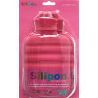 Silipon hot water bottle 1L Pink Made of silicone
