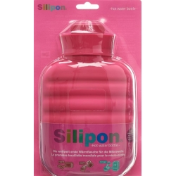 Silipon hot water bottle 1L Pink Made of silicone