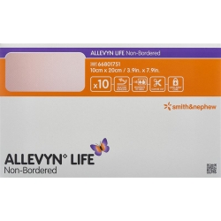 Allevyn Life Non-Bordered 10x20cm 10 Stück