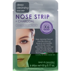 Skin Republic Charcoal Nose Strips Beutel 6 Stück