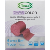 Flawa Novacolor Idealbandage 6cmx5m red