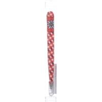 Hausmann Pinzette Schräg Edelweiss Karo Rot