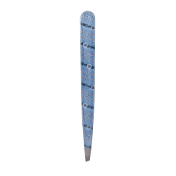 Hausmann Pinzette Schräg Edelweiss Blau