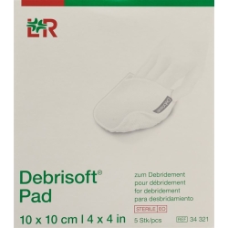Debrisoft Kompressen 10x10cm Steril 5 Stück