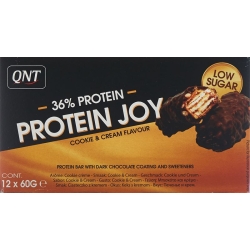 Qnt 36% Protein Joy Bar Low Sug Cook&cre 12x 60g