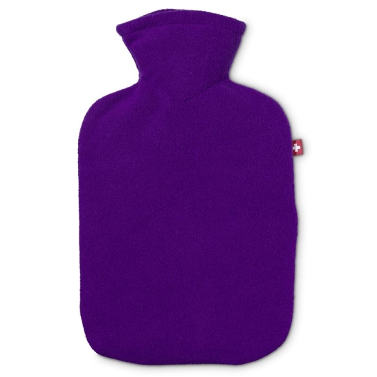 Emosan hot water bottle classic 1.8L fleece violet buy online