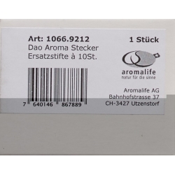 Aromalife Dao Aroma Stecker Ersatzstifte 10 Stück