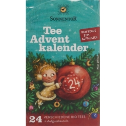 Sonnentor Adventkalender Tee Beutel 24 Stück