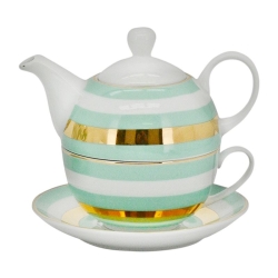 Herboristeria Tea For One Mint Gold Stripes