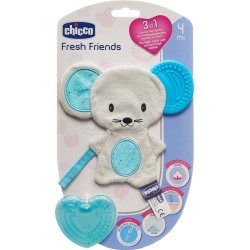 Chicco Softtierchen Abnehmbarem Beissring Boy 4m+