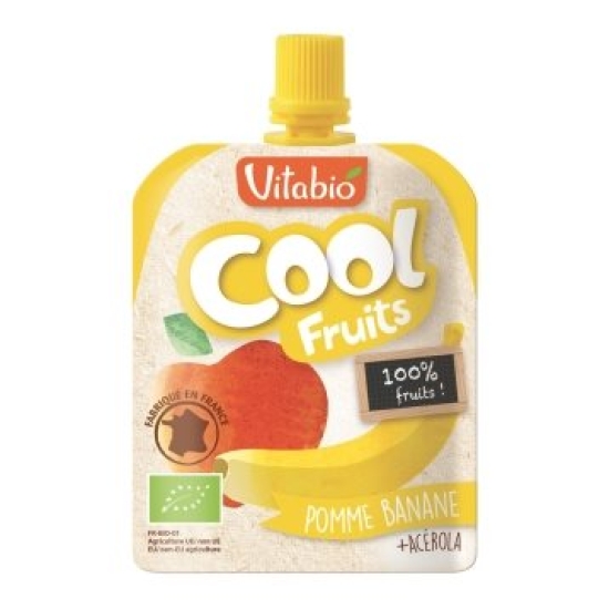 Vitabio Cool Fruits Apfel Banane Bio 12 Beutel 90g buy online
