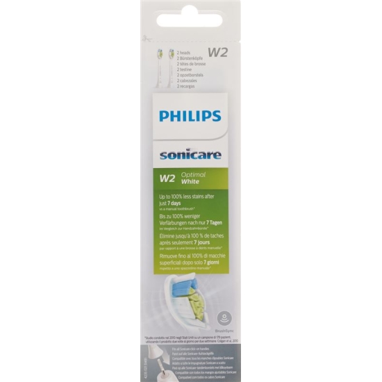 Philips Sonicare Optimalwhite Bh Hx6062/10 2 pieces buy online