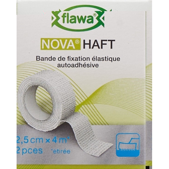 Flawa Nova Haft Cohesive Gauze Bandage 2.5cmx4m 2 Pieces buy online