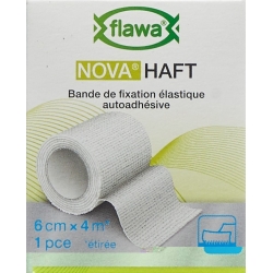 Flawa Nova Haft Cohesive Gauze Bandage 6cmx4m