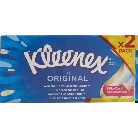 Kleenex Original Kosmetiktücher Duo Neu 2x 80 Stück buy online