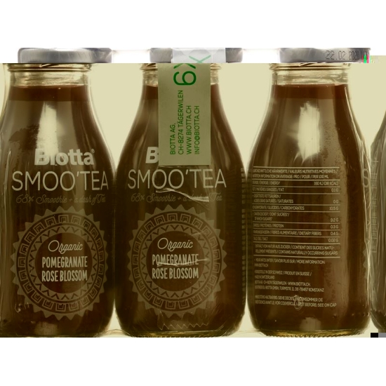 Biotta Smootea Pomegranate Rose Petals 6x 250ml buy online