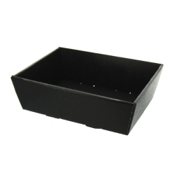 Herboristeria Gift Basket 23x17x8cm Pelle Black