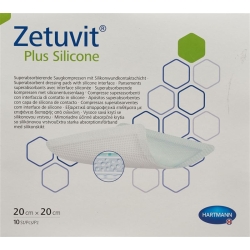 Zetuvit Plus Silicone 20x20cm 10 Stück
