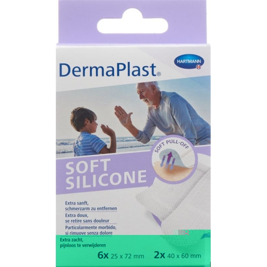 Dermaplast Soft Silicone Strips 8 pieces buy online
