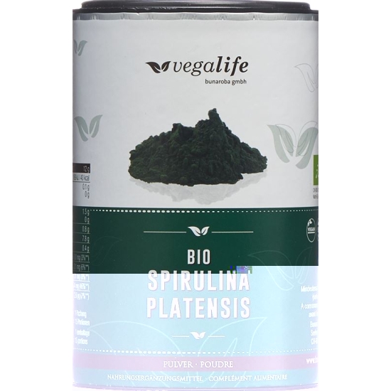 Vegalife Spirulina Pulver (neu) Dose 175g buy online
