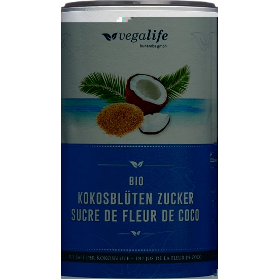 Vegalife Kokosblüten Zucker Dose 450g buy online