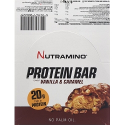 Nutramino Proteinbar Vanilla & Caramel 12x 64g