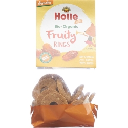 Holle Fruity Rings with dates 125g
