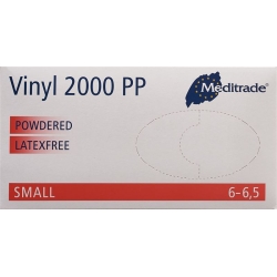 Meditrade Vinyl 2000 Pp U-hs S Gepudert 100 Stück