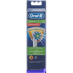 Oral-b Aufsteckbürsten Crossact Bakteriensch 3 Stück
