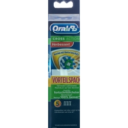 Oral-b Aufsteckbürsten Crossact Bakteriensch 5 Stück