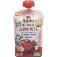 Holle Zebra Beet - Pouchy apple banana beetroot 100 g