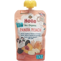 Holle Panda Peach - Pouchy peach apricot and banana with Spelled 100 g