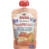 Holle Carrot Cat - Pouchy carrot mango banana & pear 100g
