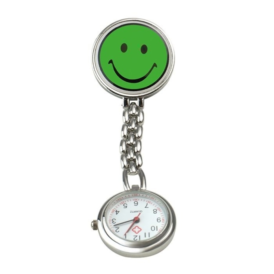 Sundo Schwestern-Uhr Smiley 9cm Grün M Clip Batt buy online
