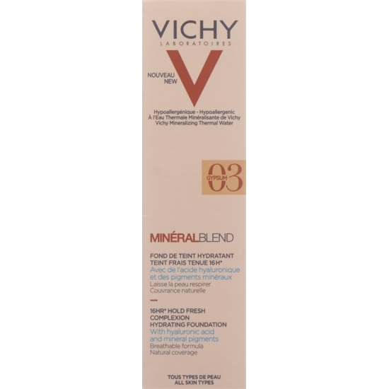 Vichy Mineral Blend Make-Up Fluid 03 Gypsum 30ml buy online